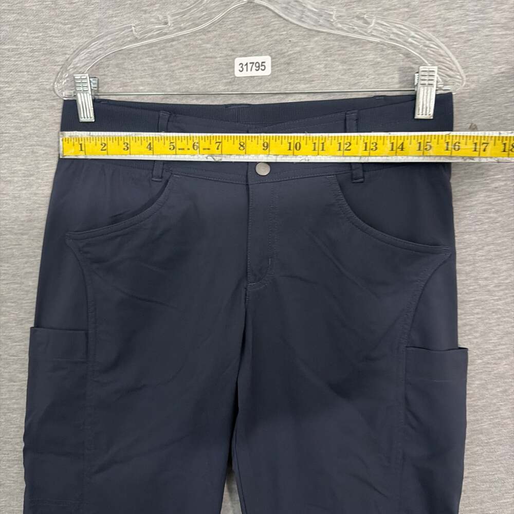 Title Nine Women's Size 10 Navy Blue Nylon Recycled Clamber Synch Pants - Picture 11 of 13